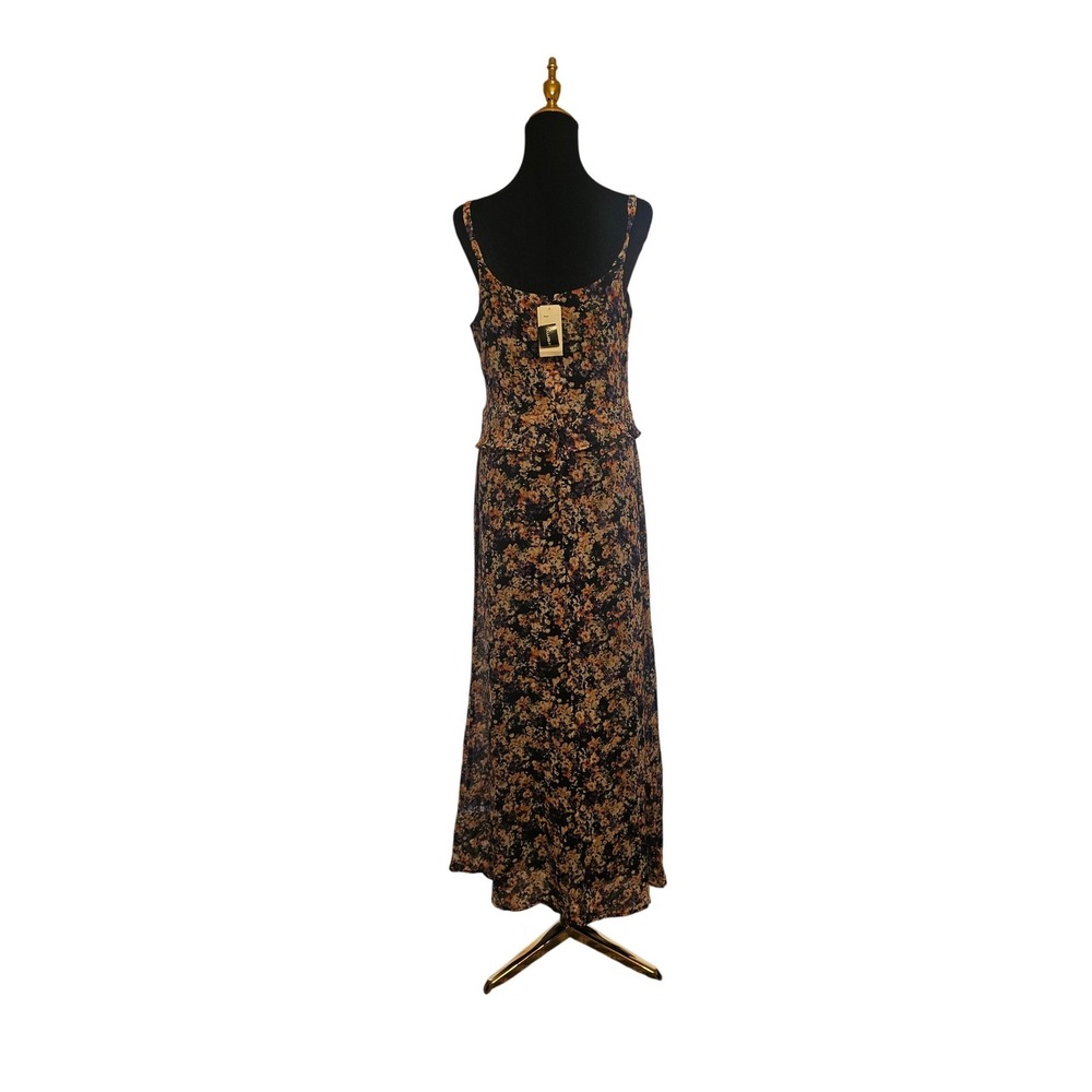 Spencer Jeremy Floral Ruffle Maxi Dress